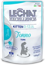 Lechat Excellence - Kitten Tonno - Bocconcini per Gattini, Buste da 100 gr