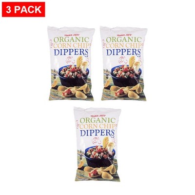Trader Joe s Organic Corn Chip Dippers 9.75 Oz - Pack of 3