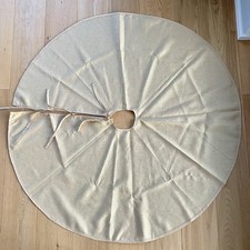 Tchibo Weihnachtsbaum Decke 130 cm Gold