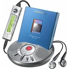 Kenwood Dmc-V55-L Portable Md Player Blue JPN Vintage Limited Edition Rare Mini