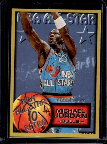 1996-97 Fleer Michael Jordan All Star Retro #282 Bulls