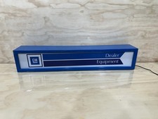 Original Vintage GM Chevrolet Dealer Equipment Parts Sign Light Up Dealership