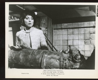 FIVE MILLION YEARS to EARTH Original 1968 8 x 10 Sci Fi Still BARBARA SHELLEY vv
