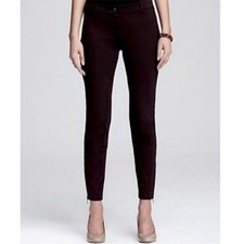 Eileen Fisher Black Ankle Zip Ponte Knit Riding Pants 1X F1JH-3