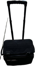 Crop In Style Stamp Store Wheeled Rolling Tote With Purple Pull Out Drawers