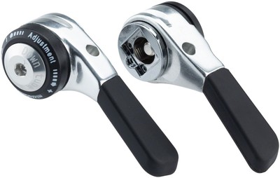 microSHIFT Down Tube Shifter Set, 9-Speed, Double/Triple, Compatible