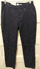 Nwts A New Day Womens Size 8 Navy Blue Mid-Rise Slim Fit Stretch Ankle Pants