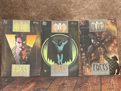 Batman Legends of the Dark Knight: Faces Parts 1-3 - DC Comics, 1992