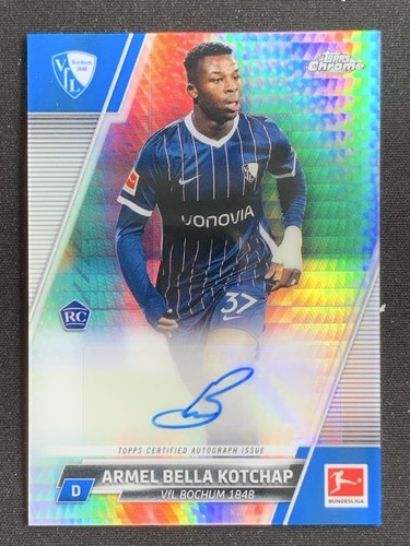 Armel Bella Kotchap 2021-22 Topps Chrome Bundesliga Prism Auto RC /175 #118