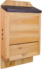 CWH6 Triple Chamber Cedar Bat House, 20.5" X 12" X 5"