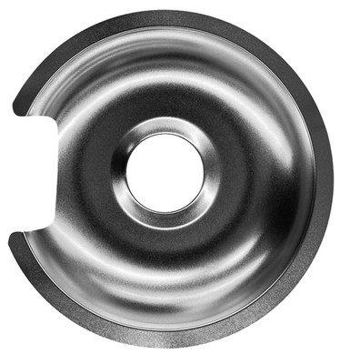 8GE, Range Chrome 8'' Drip Pan replaces GE, Hotpoint