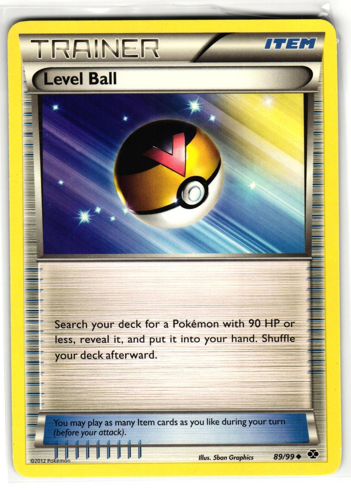 LEVEL BALL 89/99 NEXT DESTINIES ENGLISH POKEMON TCG