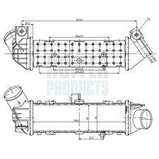 HOFFER Ladeluftkühler VW SEAT 1,9 1,8 6K0145805C 6K0145805E 6K0145805F