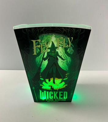Wicked For Good    Cineworld LED Popcorn Bucket - BRAND NEW IN BAG