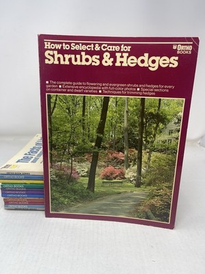 Lot of 12 Ortho PB Books Gardening Home Improvement Shrubs Hedges Bulbs