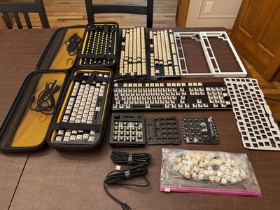 Glorious Keyboards- 2x GMMK Pro, GMMK 2, 2x GMMK and Num Pad, accessories!
