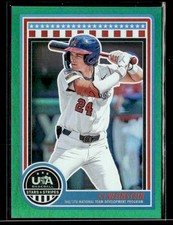 2025 Panini Stars and Stripes USA Baseball - Green - #142 CJ Weinstein