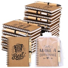 Employee Appreciation Gifts Bulk, Inspirational, 72 Pcs, Notebooks and Pens