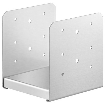 6x6 Reinforced Post Base 5.9x5.5 in Wear Resistant Stainless