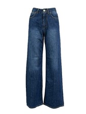 Damen Jeans Palazzo High Waist God Save Denim SELENE-14 Made in Italy