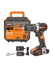 WORX Powershare Cordless Hammer Drill 20V 55Nm x1 2.0Ah Battery WX355.1