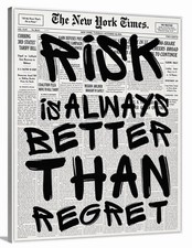 Motivational Canvas 16X20 Quote Successful Strength Power Positivity Thought