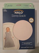 Halo SLEEPSACK Light Pink 6-12 Months Medium Wearable Baby Blanket 100 Cotton