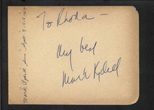 Mark Rydell - Signed Autograph Book Page - Director - The Long Goodbye