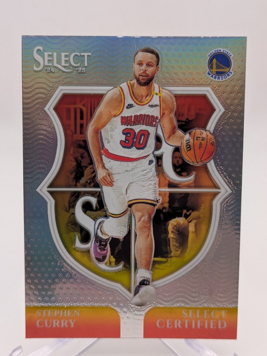 💥 2024-25 Panini Select Certified Stephen Curry Silver Prizm #9