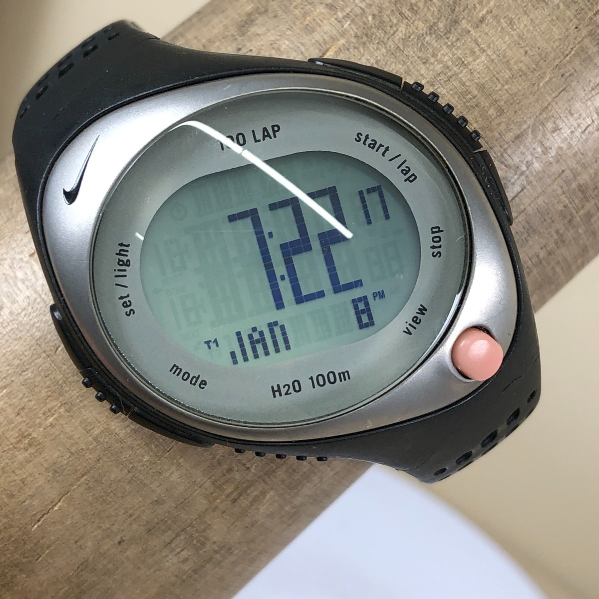 Nike Bowerman Women WR0126 Sport 100 Lap Silicone Quartz Analog