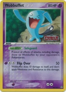 Heavy Play x 1 Wobbuffet - 24/108 - Rare - Reverse Holo EX Power Keepers