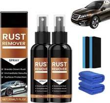 Rust Remover Spray, Rust Remover for Metal, Iron Stain Cleaner for Multiple