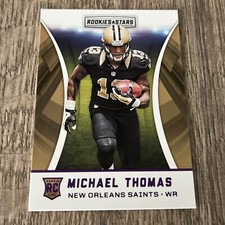 2016 Panini Rookies & Stars Purple Michael Thomas #190 Rookie Card RC Saints. rookie card picture