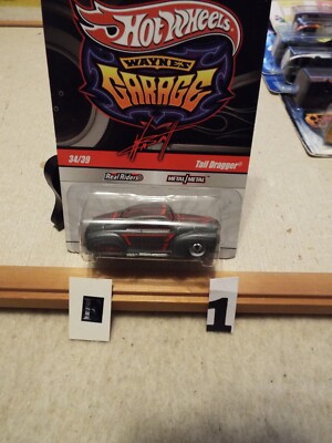 Hot Wheels Tail Dragger Chase Wayne's Garage Series #T0407 2009 Gray 1:64 (F-1)