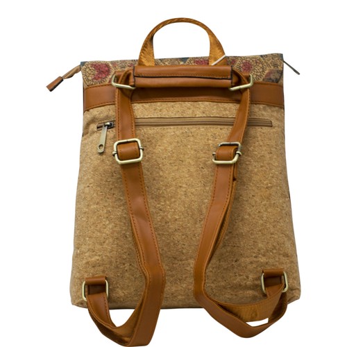 Damen keltischer Knoten Kork Rucksack Tasche Damen Riemen Schnalle Schultertasche YGC2120 - Bild 23 von 33