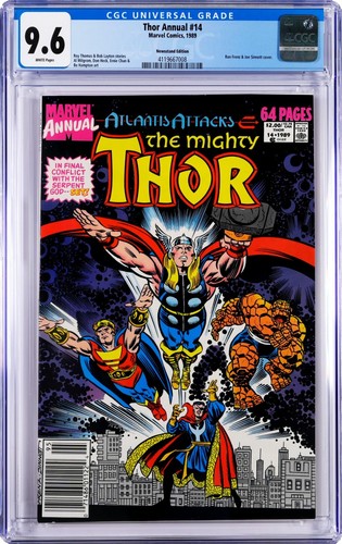 Thor Annual #14 CGC 9.6 (1989, Marvel) Ron Frenz & Joe Sinnott Cover, Newsstand