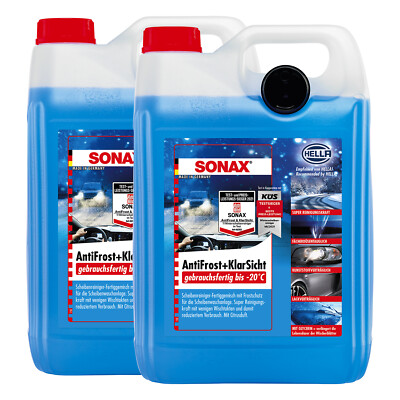 2X 5 L SONAX Anti Frost und Klarsicht gebrauchsfertig -20°C Scheiben Frostschutz