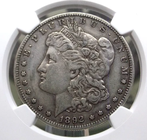 1892 "S" Morgan SILVER Dollar $1 NGC VF35 #019 Very Fine *KEY🔑DATE* ECC&C, Inc