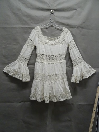 Free People Kleid Damen 6 Elfenbein Pippa Fit & Flare Boho Hippie Häkel Glocke - Bild 9 von 16