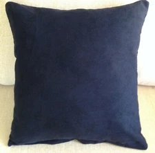 New 18"x18" Square Decorative Throw Pillow Cover with Insert, Black