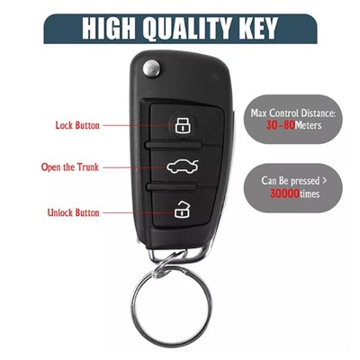 Universal Car Remote Central Kit Door Lock Locking Vehicle Keyless Entry System