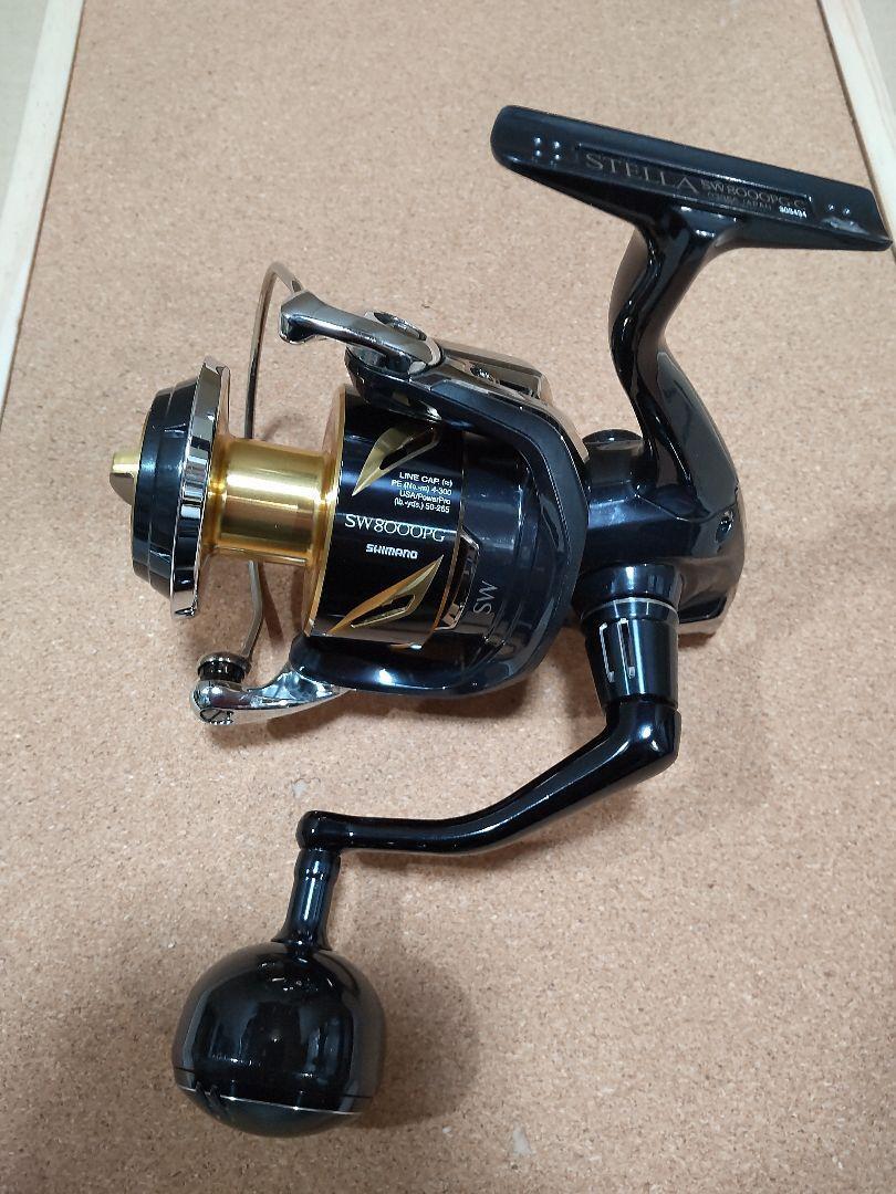 Shimano 19 Stella SW 8000PG Spinning Reel 4.9 Gear Used from Shimano 19 Stella SW 8000PG Spinning Reel 4.9 Gear Used from