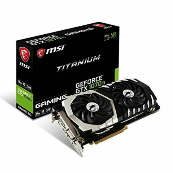 Jane Austen udbytte kapacitet MSI GeForce GTX 1070 TI Titanium 8 GB Graphic Card for sale online | eBay