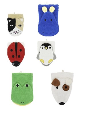 Fürnis - Waschhandschuhe mit Tiermotiven - Verschiedene zur Auswahl