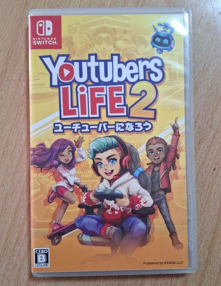 Youtubers Life 2 Become a YouTuber Nintendo Switch Japanese ver Tested