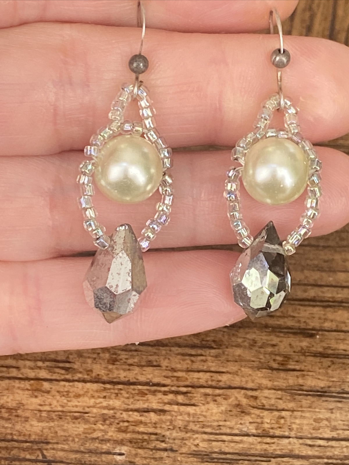 Silver Set, Rhinestone, CZ? Crystal ? Bead Two To… - image 13