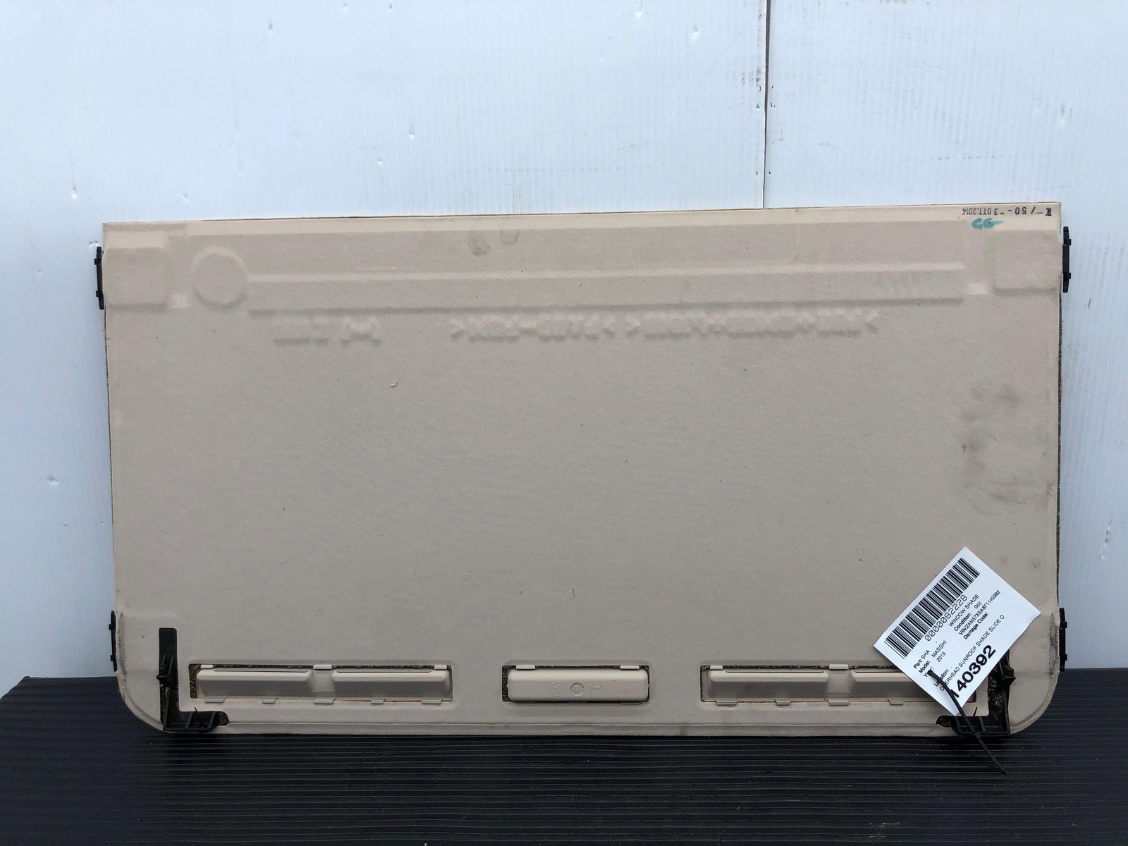 2014 - 2017 MASERATI GHIBLI M157 OEM OVERHEAD SUNROOF SHADE SLIDE COVER PANEL