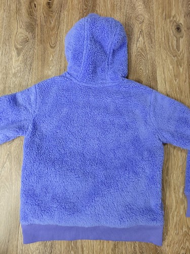 Athleta Girls Youth Pullover Blue Fleece Sweater Size S (7) Hoodie Warm - Picture 8 of 9