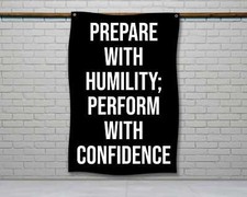 Motivational Home Gym Flag - Fitness Wall Banner Decor