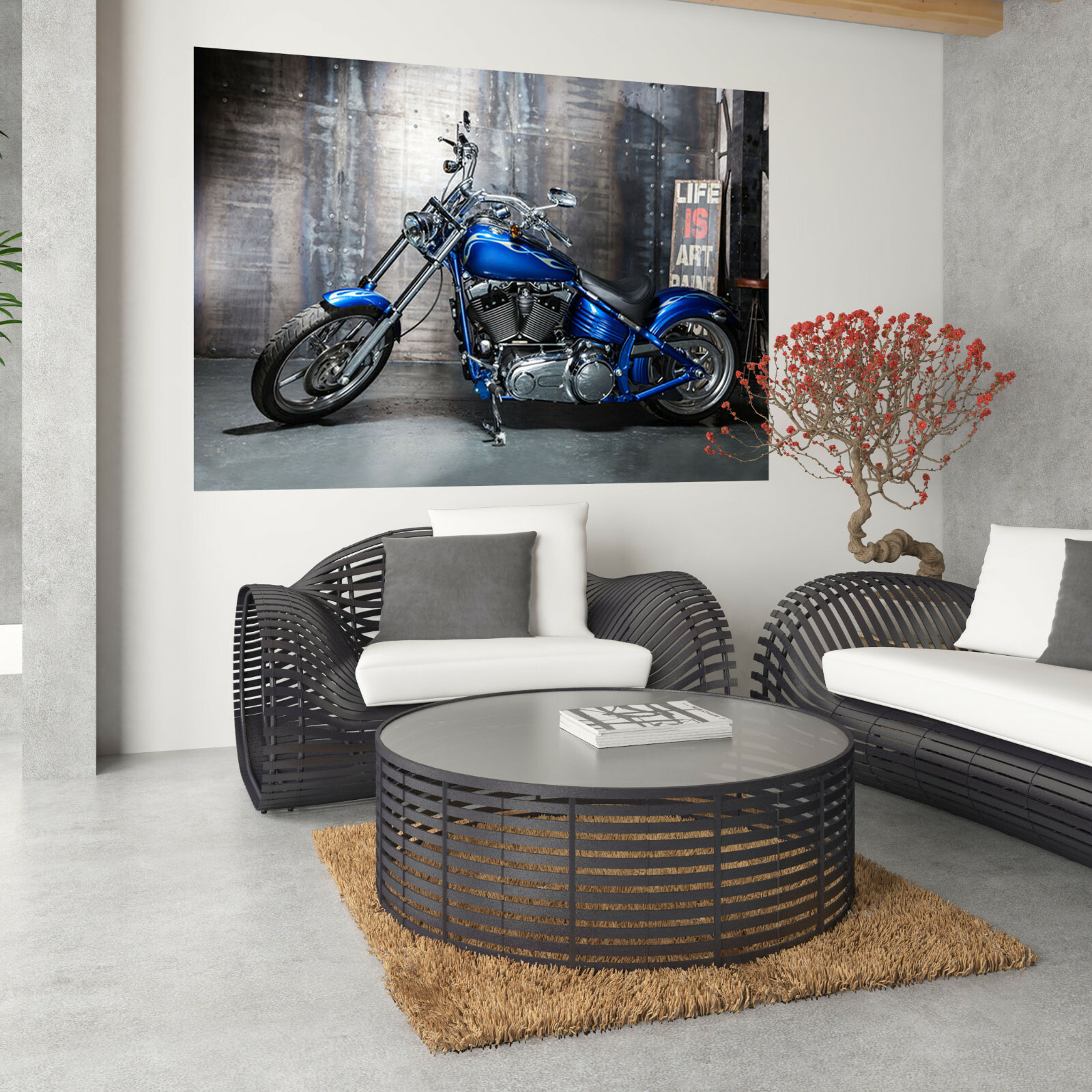 Tapeta Fototapeta Winyl Plakat Samoprzylepny Usa Motor Cruiser Harley Davidson Specjalna cena niska cena